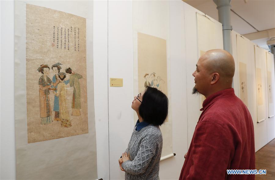 BRITAIN-LONDON-CHINESE WOODBLOCK PRINTING-EXHIBITION-SHORT COURSE