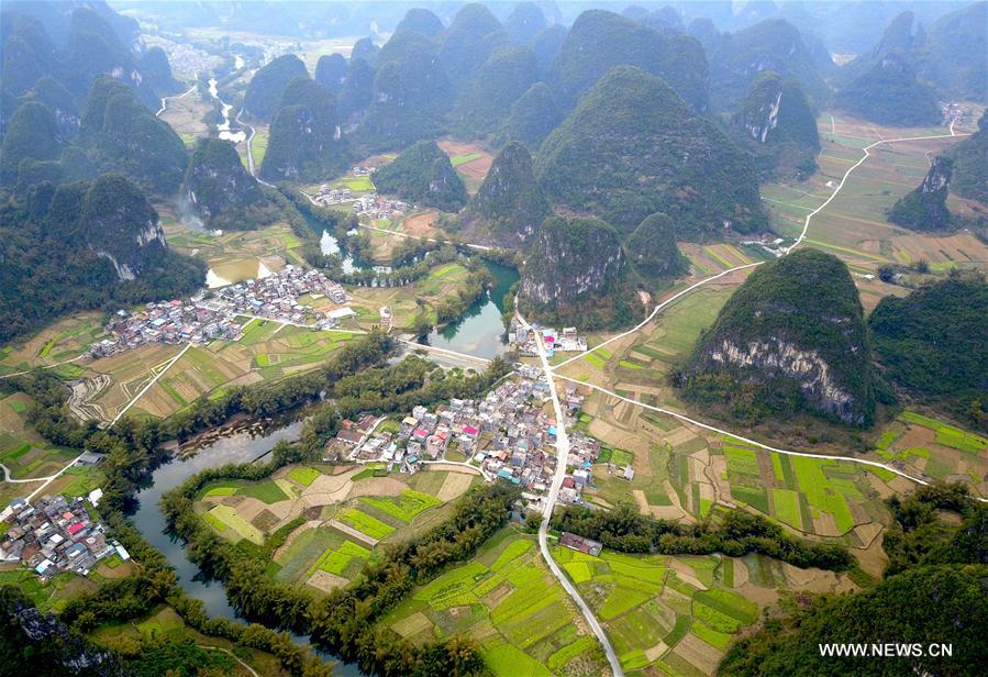 #CHINA-SPRING SCENERY-AERIAL VIEW (CN)