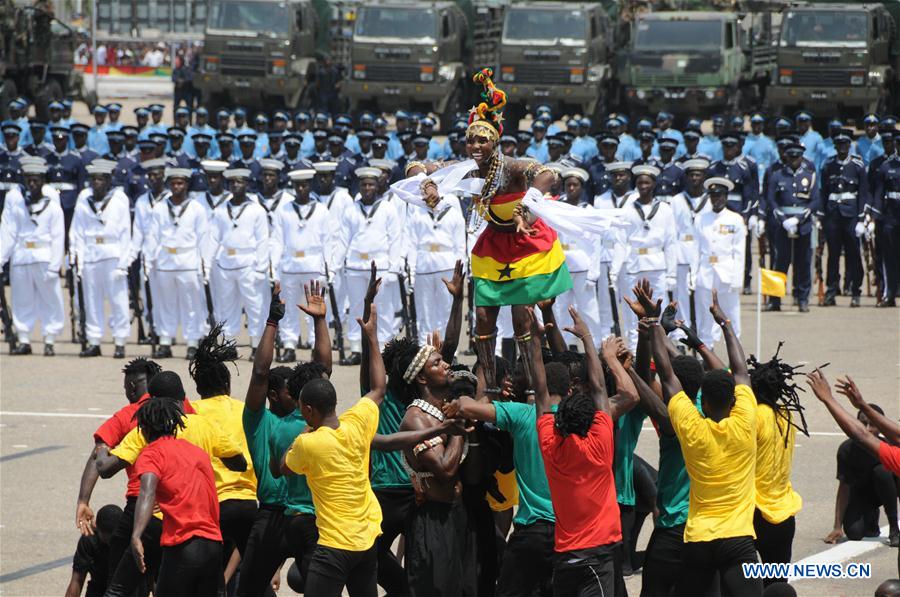 GHANA-ACCRA-INDEPENDENCE DAY-CELEBRATION