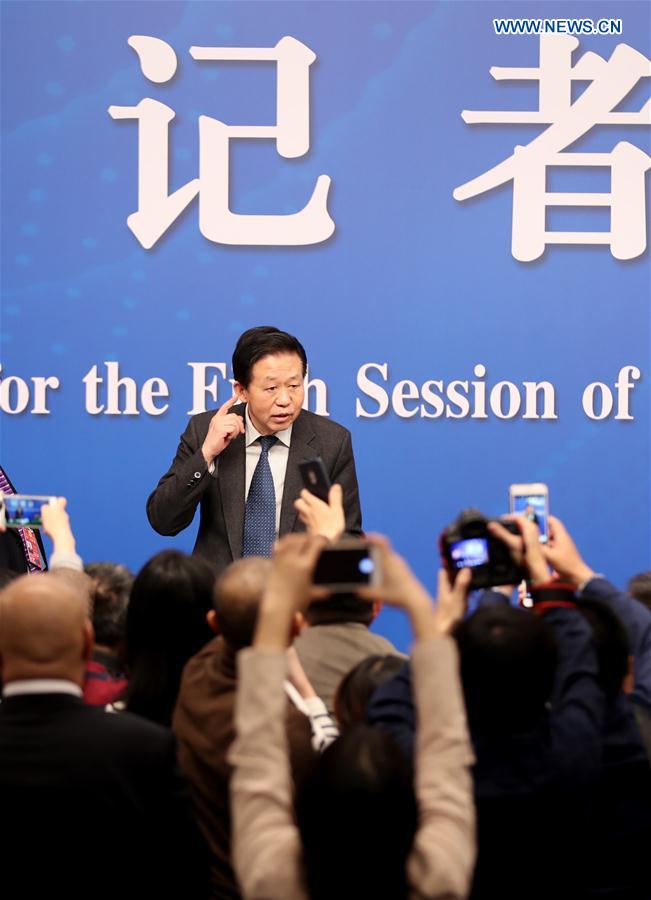 (TWO SESSIONS)CHINA-BEIJING-NPC-PRESS CONFERENCE-FINANCE (CN)
