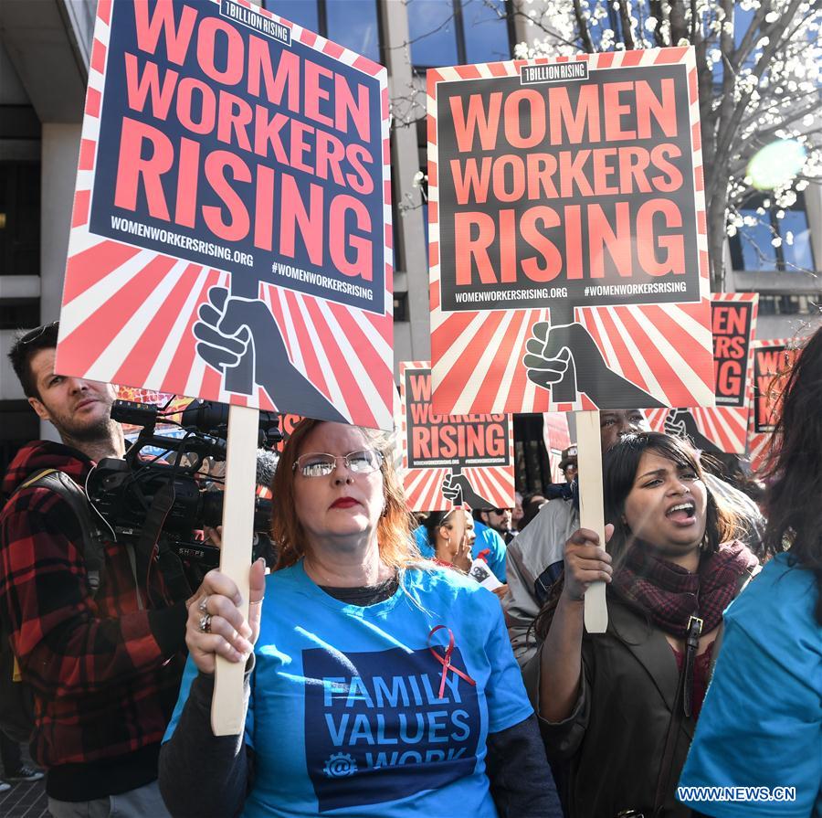 U.S.-WASHINGTON D.C.-WOMEN WORKERS-RALLY