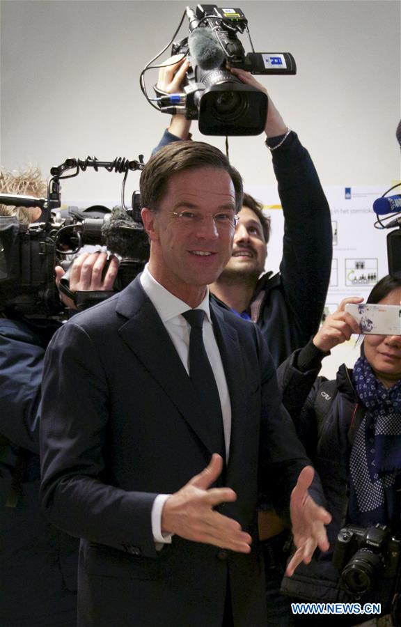 THE NETHERLANDS-PARLIAMENT ELECTIONS-MARK RUTTE