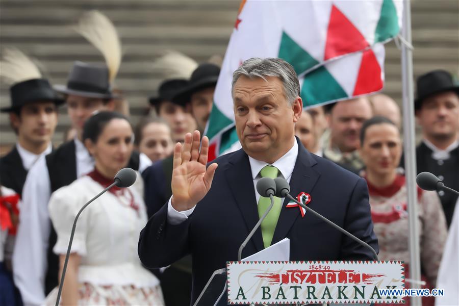 HUNGARY-BUDAPEST-1848 REVOLUTION-ANNIVERSARY-COMMEMORATION-PM