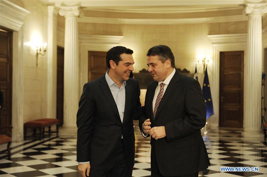 GREECE-ATHENS-PM-GERMANY-VICE CHANCELLOR-MEETING