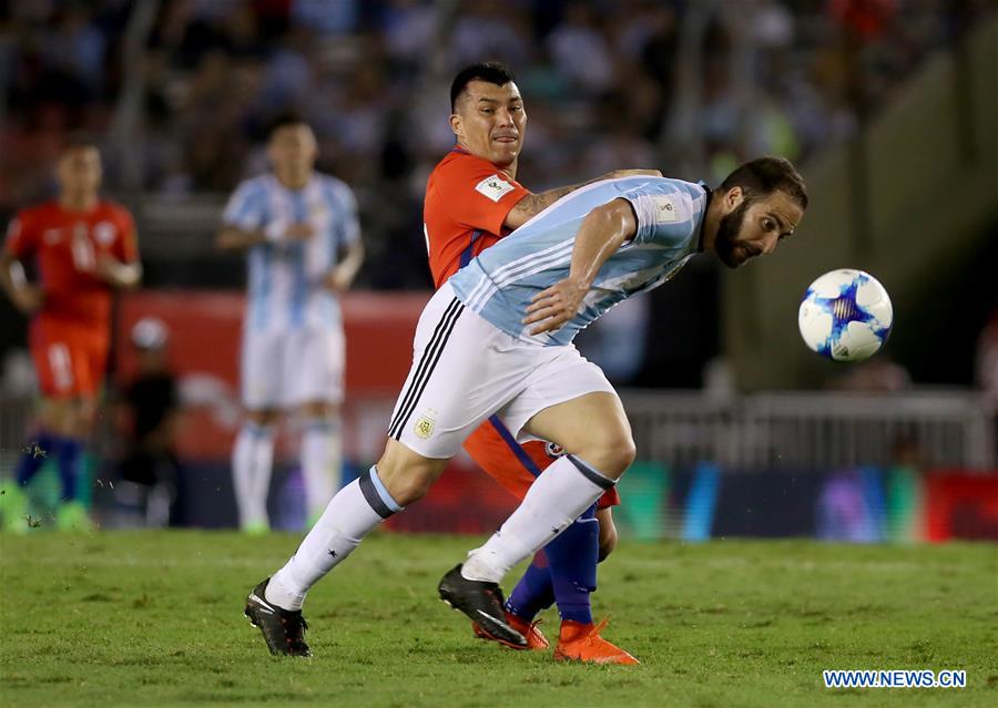 (SP)ARGENTINA-BUENOS AIRES-CHILE-SPORTS-SOCCER