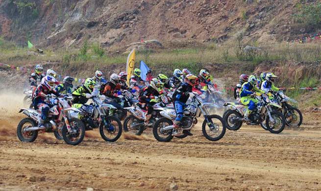 Golden Triangle International Motorcycle Rally held in Laos