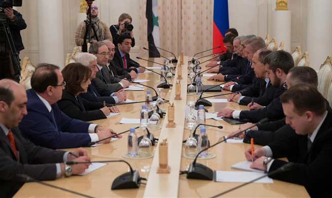 Russian FM meets with Syrian counterpart in Moscow