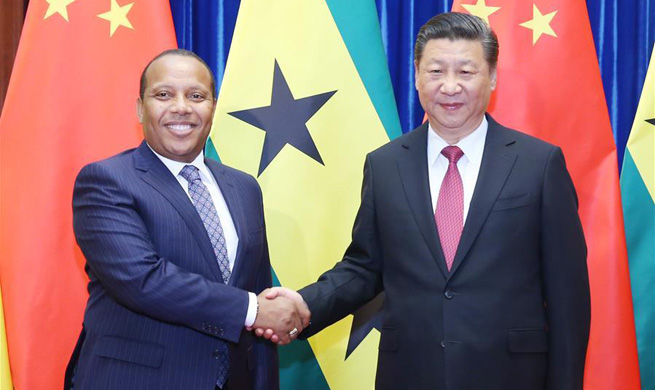 Xi calls for mutual support between China, Sao Tome and Principe