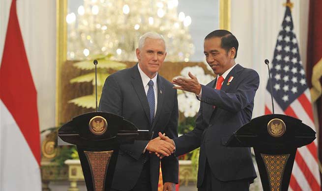 Indonesian president meets with U.S. vice president in Jakarta