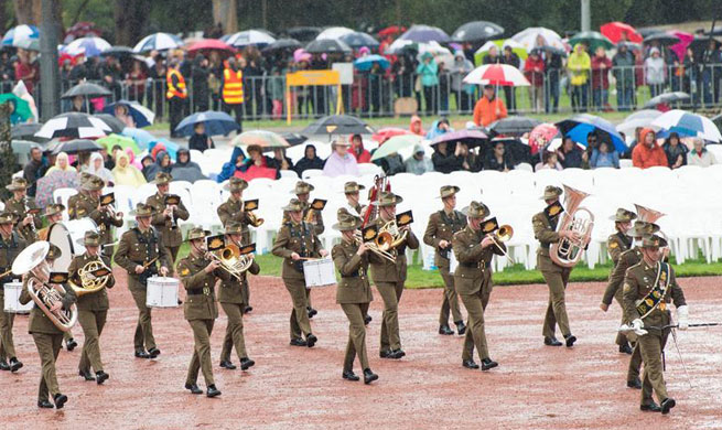 Anzac Day marked in Canberra, Australia