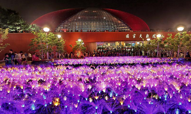 10,860 lights illuminated to greet Belt and Road Forum