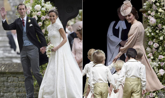 Pippa Middleton marries James Matthews in Englefield, Britain