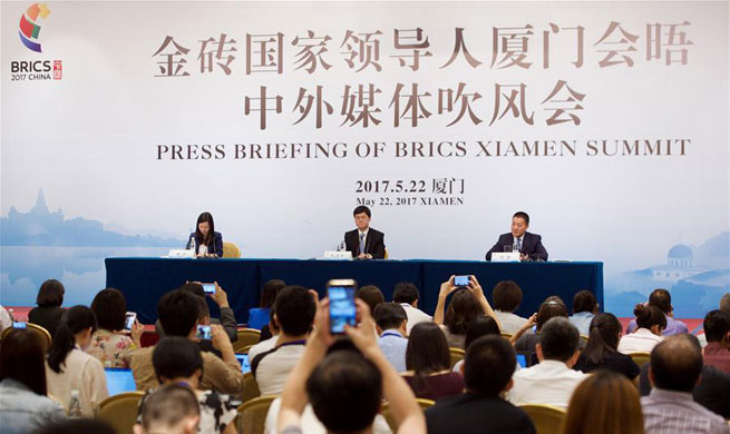 Press briefing of BRICS Xiamen Summit held in SE China