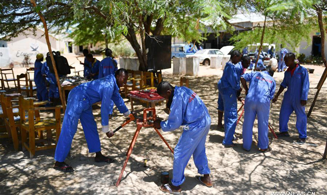 Vocational training courses offered to Somalian children and teenagers