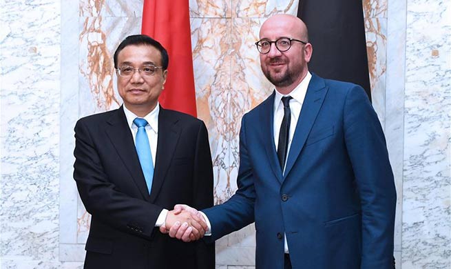 Chinese premier holds talks with Belgian PM in Brussels