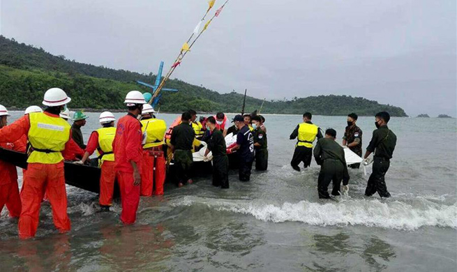 29 human bodies discovered after plane crashes into sea in Myanmar