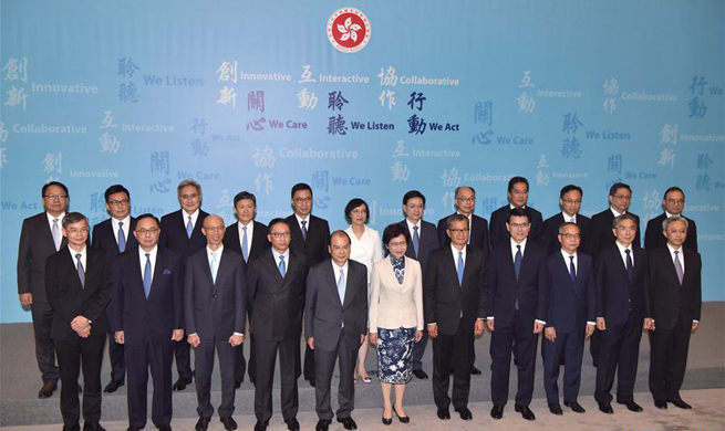 HKSAR's fifth-term chief executive pledges to serve people with pragmatism