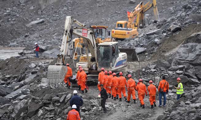 Rescue work underway after SW China landslide