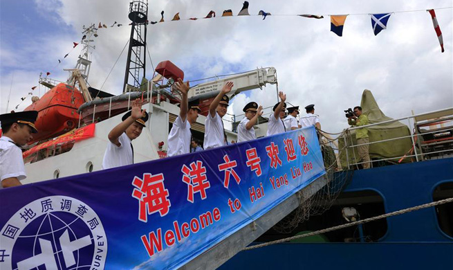 Chinese research vessel takes foreign trainees on expedition