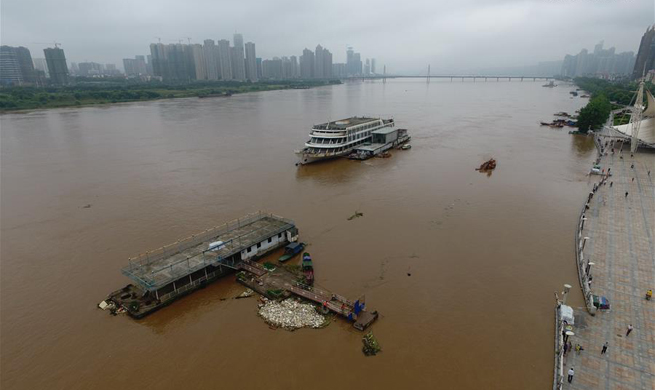 Torrential rain hits C China's Hunan