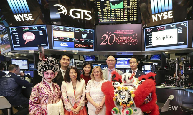 NYSE special closing bell celebrates 20th Anniversary of HKSAR' s establishment