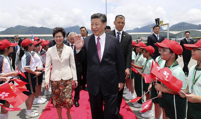 Xi wraps up three-day Hong Kong trip