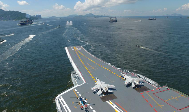 China's Liaoning aircraft carrier leaves Hong Kong after five-day visit