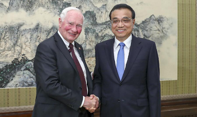 Premier Li meets Canadian Governor General Johnston