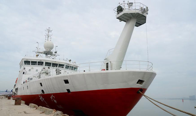 Research vessel Kexue leaves Xiamen for 2nd stage of science expedition