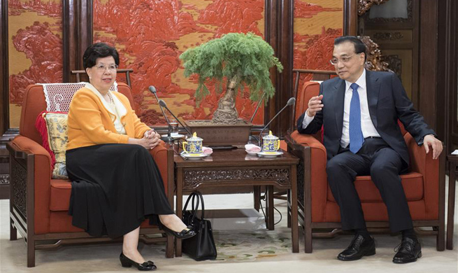 Chinese premier meets former WHO chief
