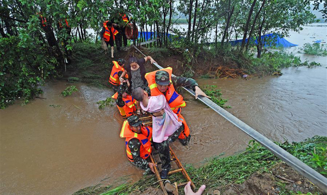 NE China's city initiates Level I emergency response for flood
