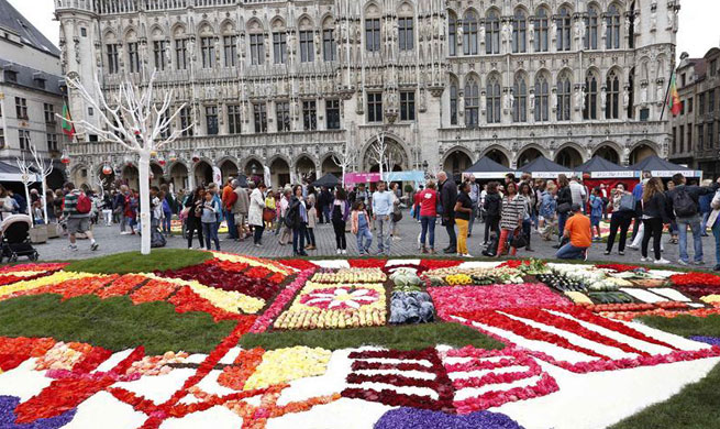 Floral exhibition Flowertime 2017 held in Belgium