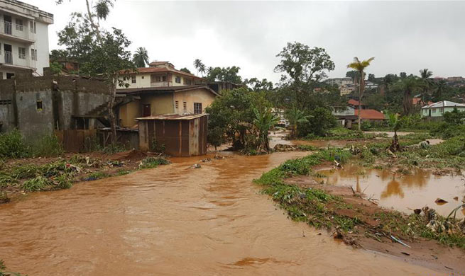 More than 300 killed in mudslide, flooding in Sierra Leone's Freetown area