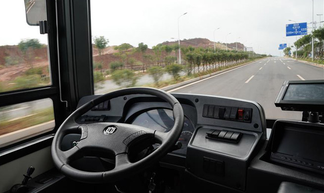 12-meter-long electric smart bus starts road test