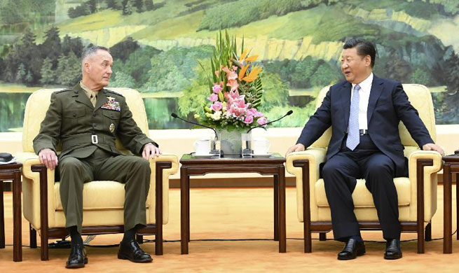 Chinese president meets top U.S. general