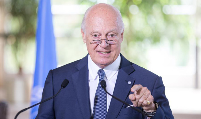 UN envoy says "real substantive" peace talks on Syria scheduled for Oct.