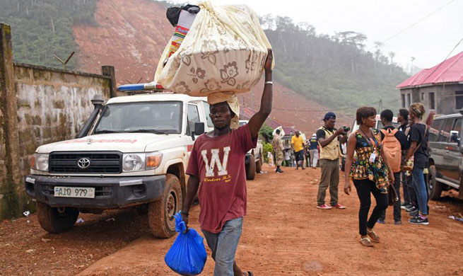 Death toll of mudslide disaster in Sierra Leone rises to 499