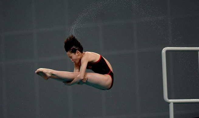 Zhang Jiaqi claims women's 10m platform title at Chinese National Games