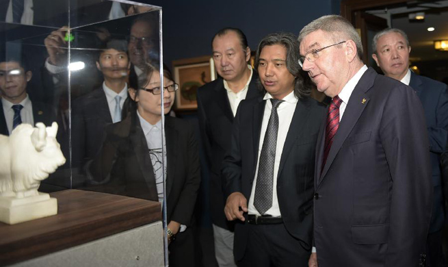 IOC president visits National Art Museum of China in Beijing