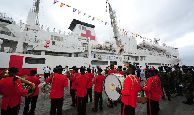Chinese naval hospital ship Peace Ark to offer free medical services in Sierra Leone