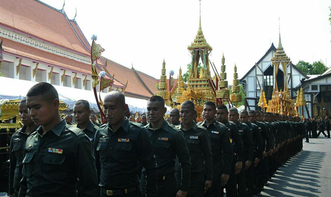 Sacrifice ceremony for late Thai king held in Bangkok