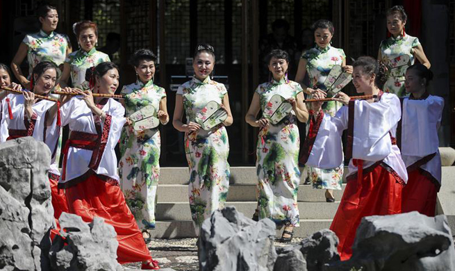 Autumn Moon Festival celebrated at Chinese Scholar's Garden in New York