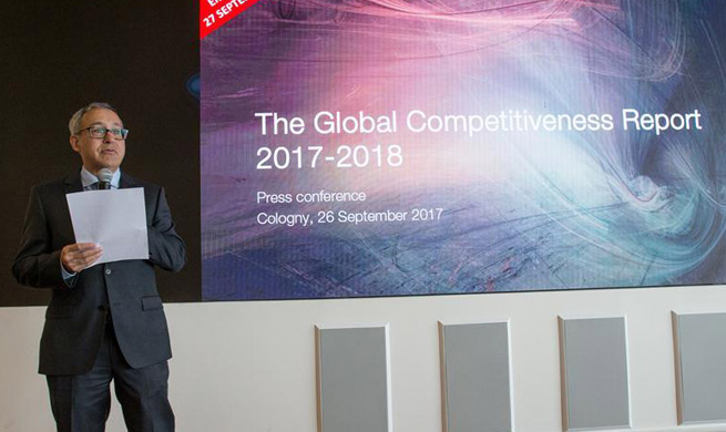 WEF launches World Competitiveness Report 2017-2018 in Geneva