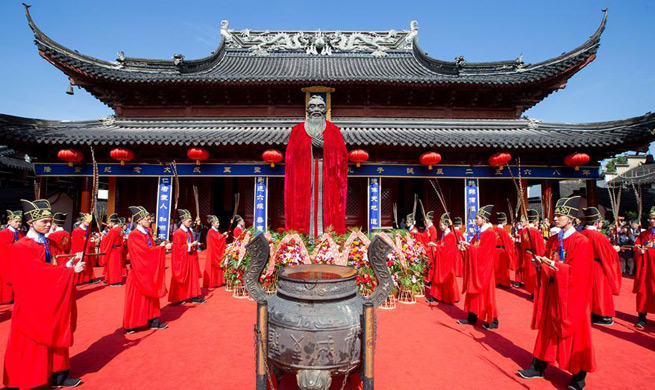 Ceremonies held around China to celebrate birthday of Confucius