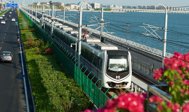 Sea-view subway ends 6-day test operation in Xiamen