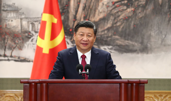 Xi presents new CPC central leadership, roadmap for next 5 years