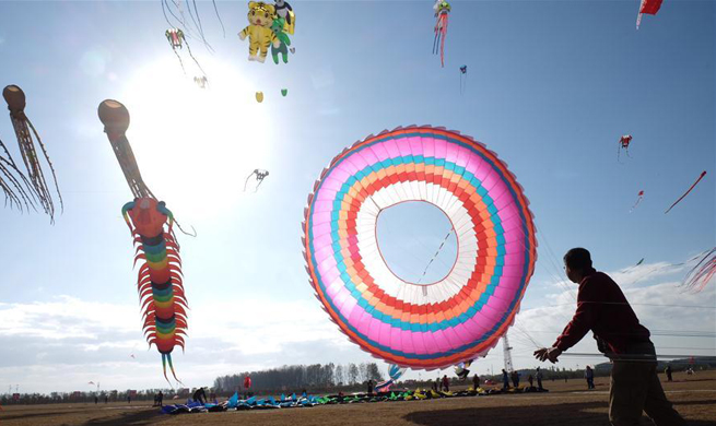 18th Rudong Int'l Kite Fair held in China's Jiangsu