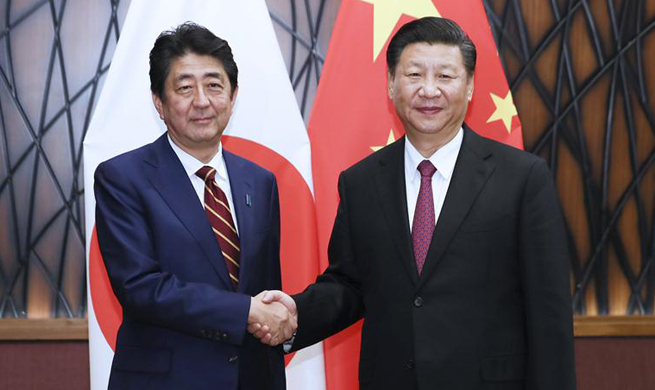 Xi urges Abe to take more practical actions to improve China-Japan 
ties
