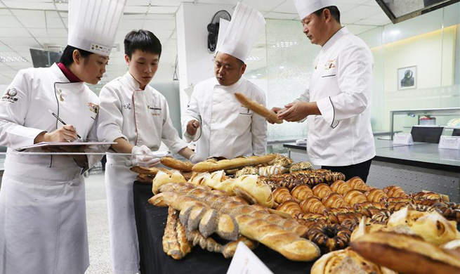 Qualification match for 7th world bread competition held in Shanghai