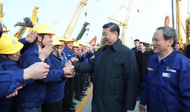 President Xi inspects east China's Xuzhou